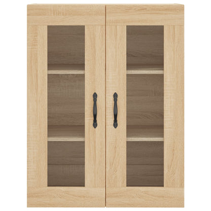 Armadietti a Parete 2 pz Rovere Sonoma in Legno Multistrato | homemem39