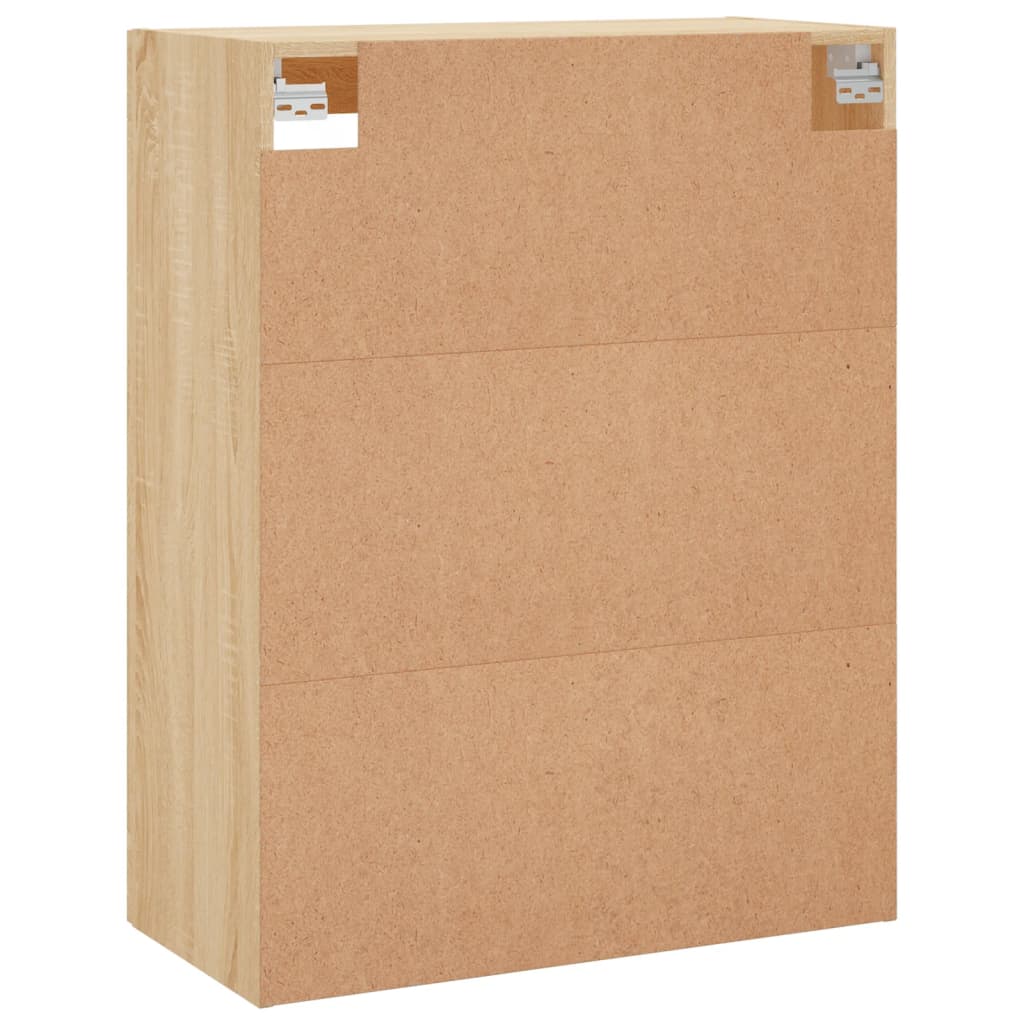 Armadietti a Parete 2 pz Rovere Sonoma in Legno Multistrato | homemem39