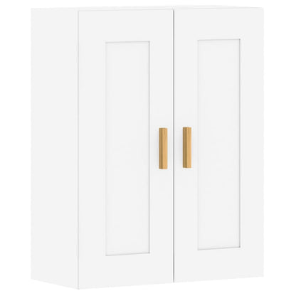 Armadietti a Parete 2 pz Bianchi in Legno Multistrato | homemem39
