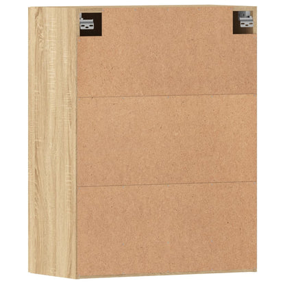 Armadietti a Parete 2 pz Rovere Sonoma in Legno Multistrato | homemem39
