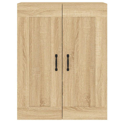 Armadietti a Parete 2 pz Rovere Sonoma in Legno Multistrato