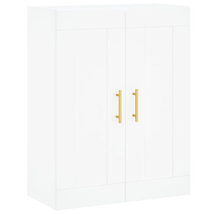 Armadietti a Parete 2 pz Bianchi in Legno Multistrato - homemem39