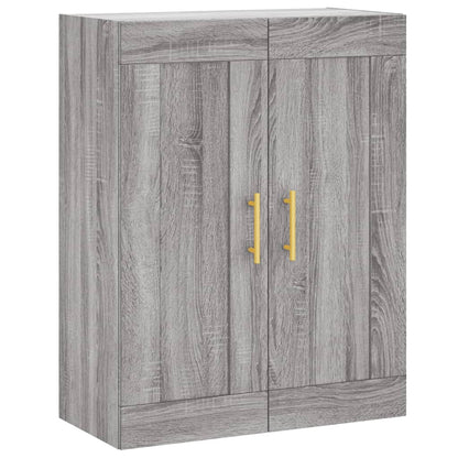 Armadietti a Parete 2 pz Grigio Sonoma in Legno Multistrato | homemem39