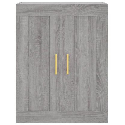 Armadietti a Parete 2 pz Grigio Sonoma in Legno Multistrato | homemem39