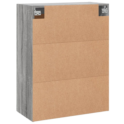 Armadietti a Parete 2 pz Grigio Sonoma in Legno Multistrato | homemem39