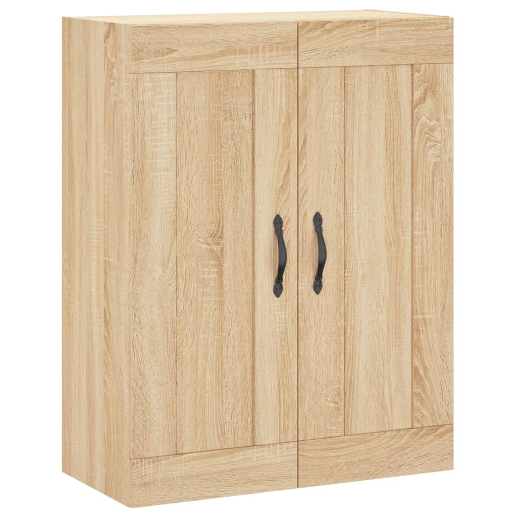 Armadietti a Parete 2 pz Rovere Sonoma in Legno Multistrato | homemem39