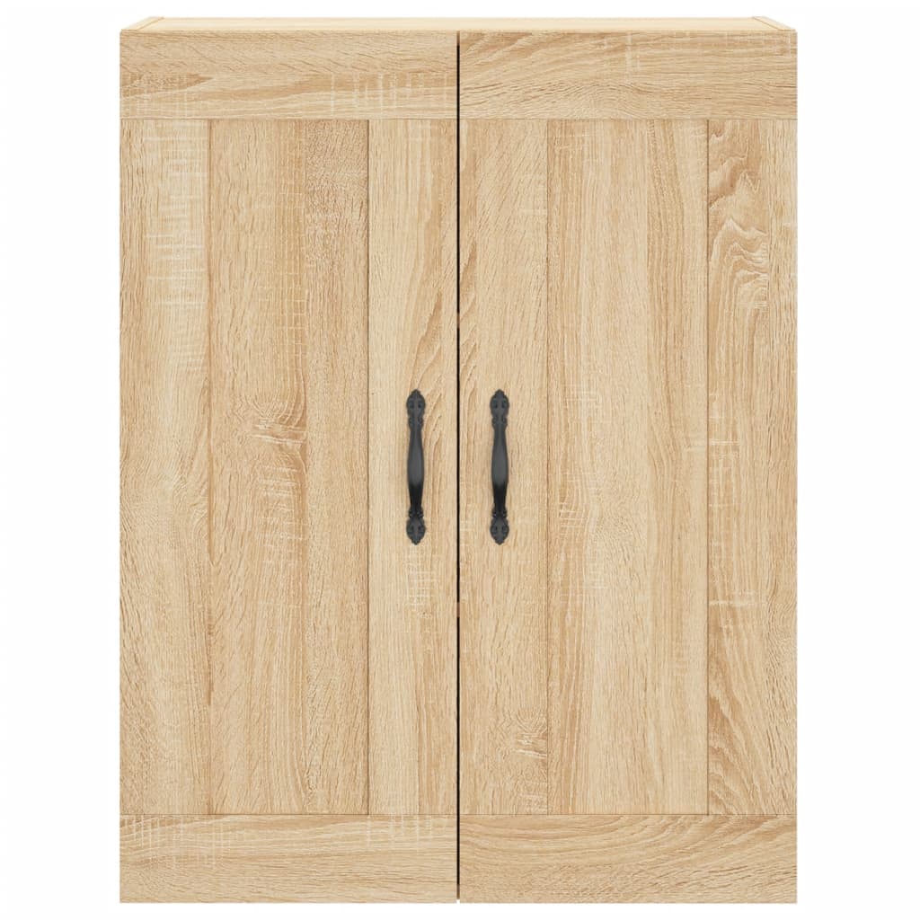 Armadietti a Parete 2 pz Rovere Sonoma in Legno Multistrato | homemem39