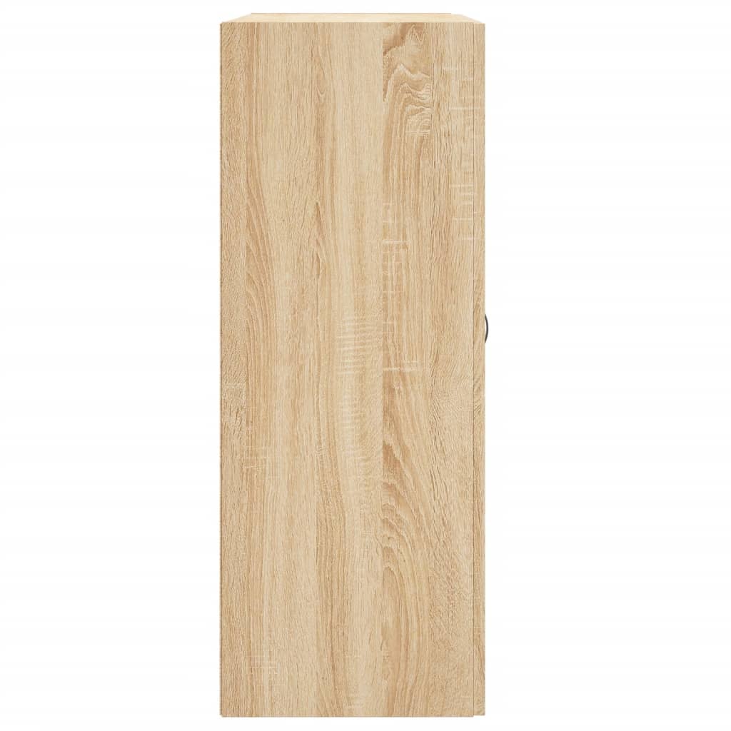 Armadietti a Parete 2 pz Rovere Sonoma in Legno Multistrato | homemem39