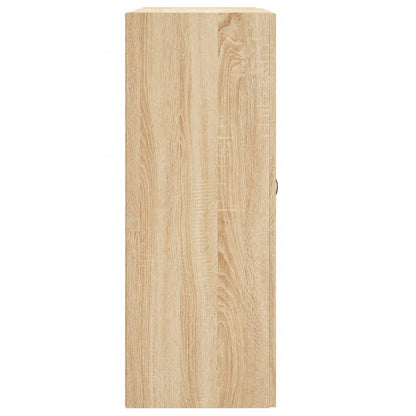 Armadietti a Parete 2 pz Rovere Sonoma in Legno Multistrato