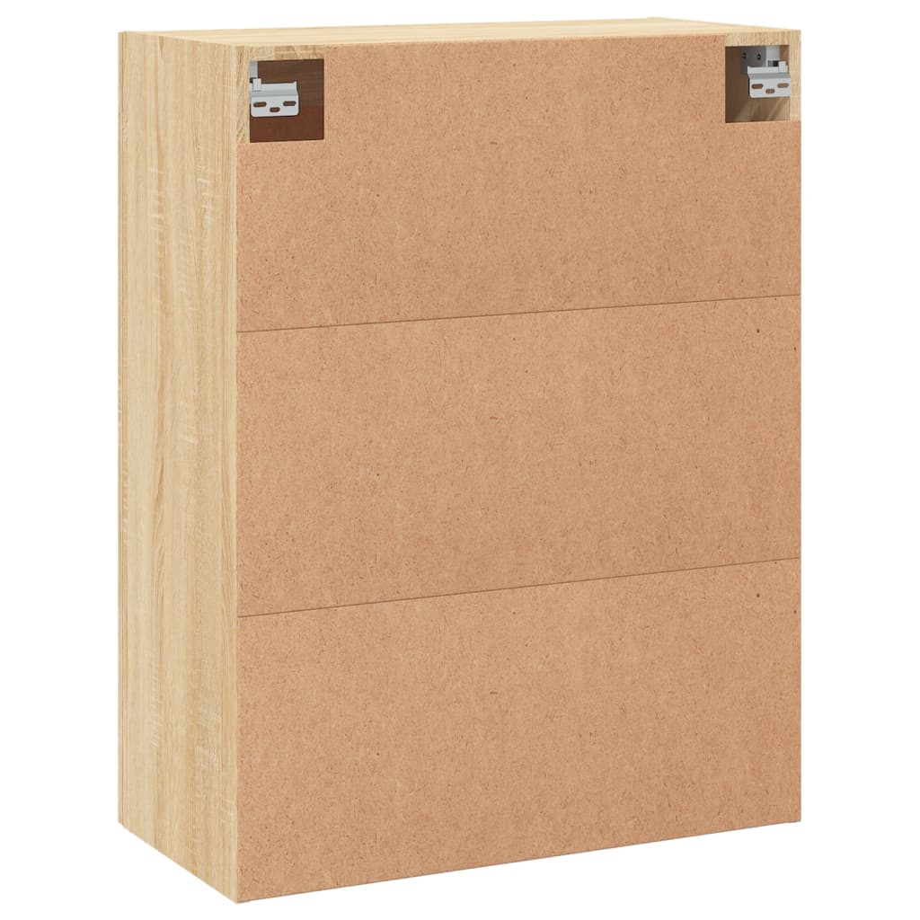 Armadietti a Parete 2 pz Rovere Sonoma in Legno Multistrato | homemem39
