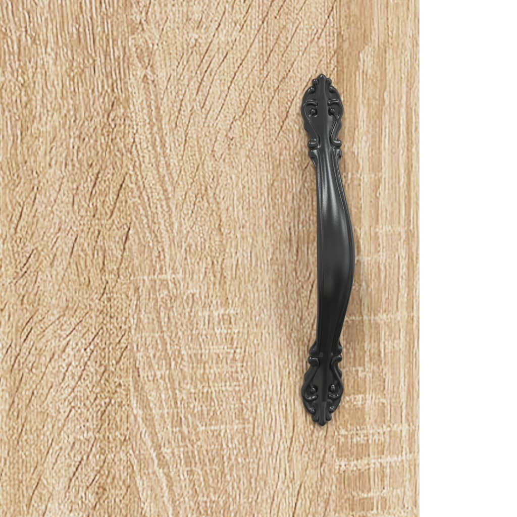 Armadietti a Parete 2 pz Rovere Sonoma in Legno Multistrato | homemem39