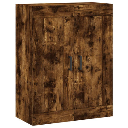 Armadietti a Parete 2 pz Rovere Fumo in Legno Multistrato | homemem39