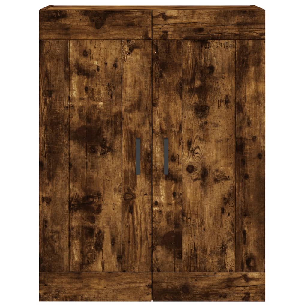 Armadietti a Parete 2 pz Rovere Fumo in Legno Multistrato | homemem39