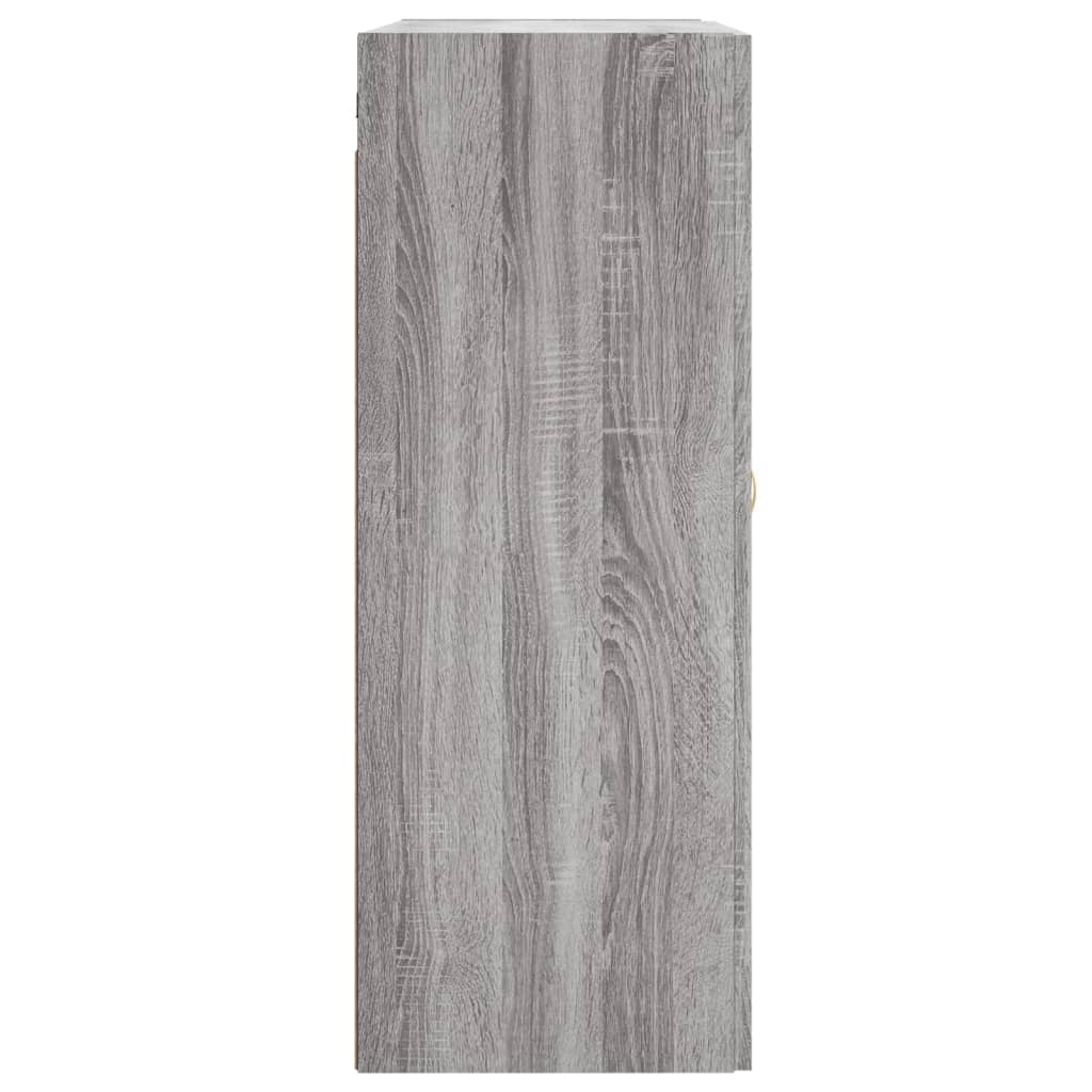 Armadietti a Parete 2 pz Grigio Sonoma in Legno Multistrato - homemem39