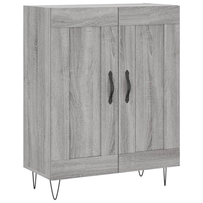 Credenza Grigio Sonoma 69,5x34x180 cm in Legno Multistrato - homemem39