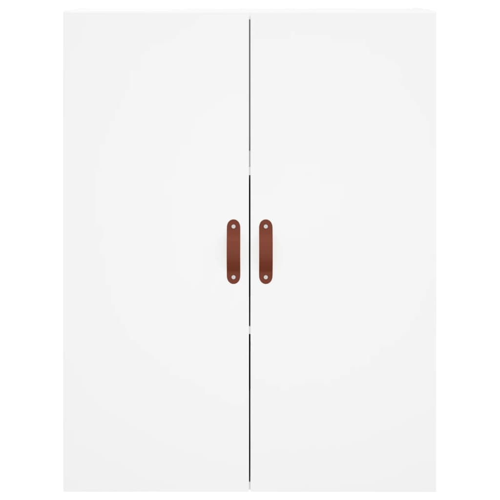 Credenza Bianca 69,5x34x180 cm in Legno Multistrato - homemem39