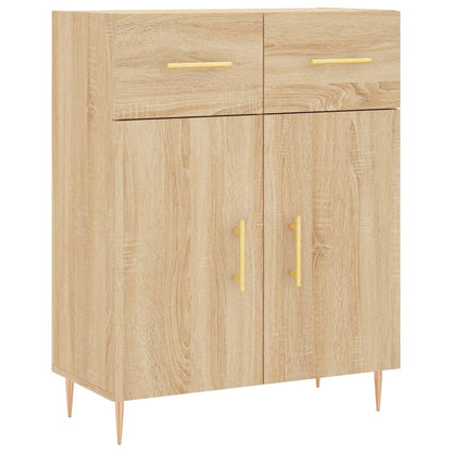 Credenza Rovere Sonoma 69,5x34x180 cm in Legno Multistrato - homemem39