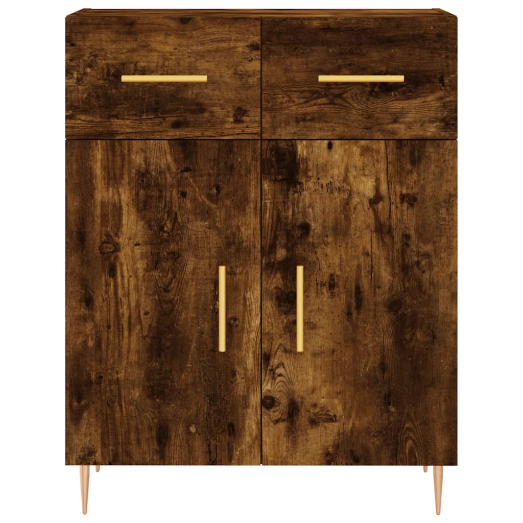 Credenza Rovere Fumo  69,5x34x180 cm in Legno Multistrato - homemem39