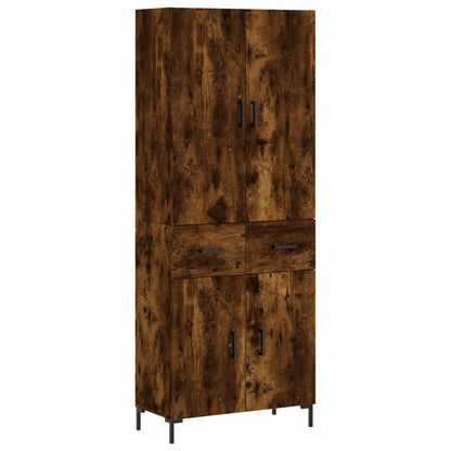 Credenza Rovere Fumo  69,5x34x180 cm in Legno Multistrato - homemem39