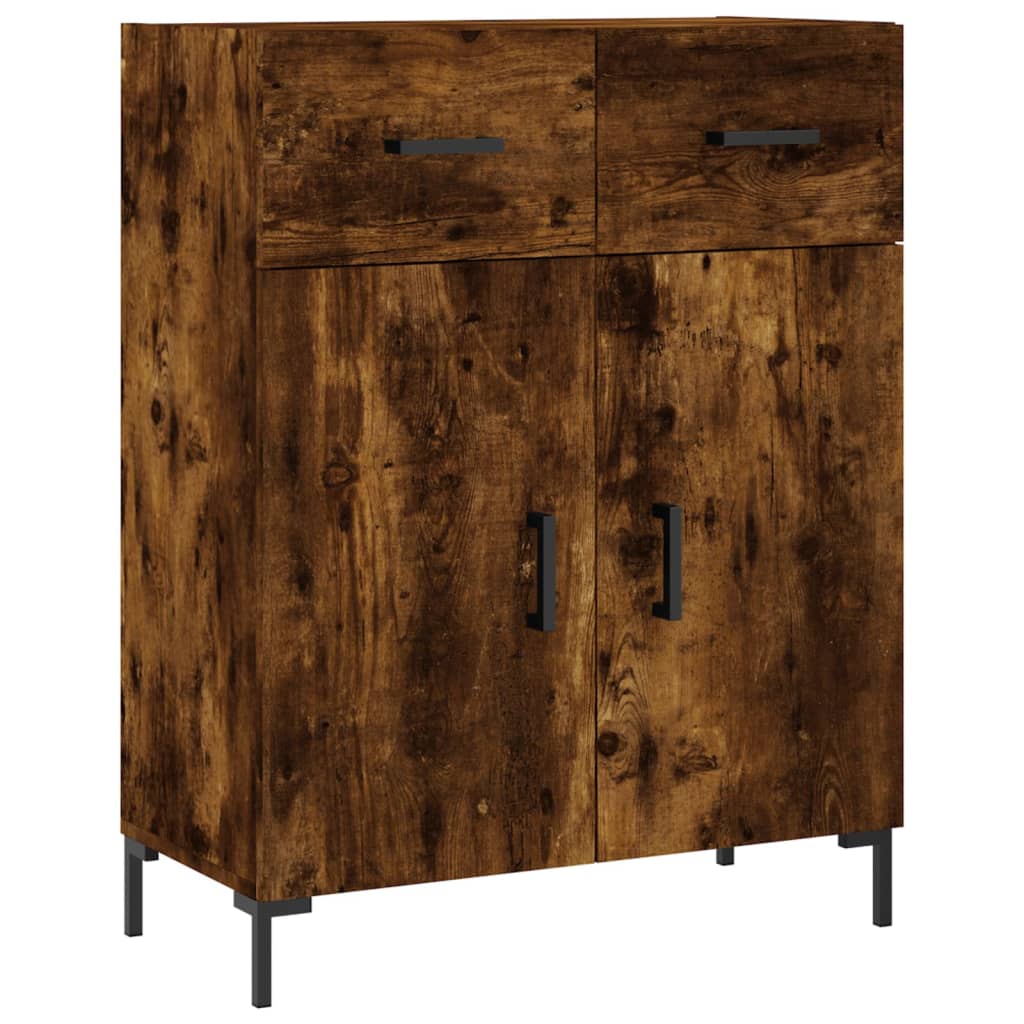 Credenza Rovere Fumo  69,5x34x180 cm in Legno Multistrato - homemem39