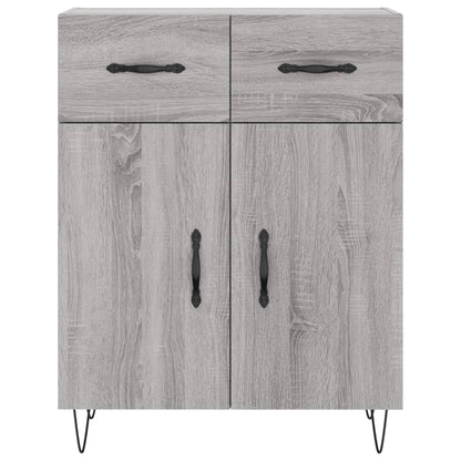 Credenza Grigio Sonoma 69,5x34x180 cm in Legno Multistrato - homemem39
