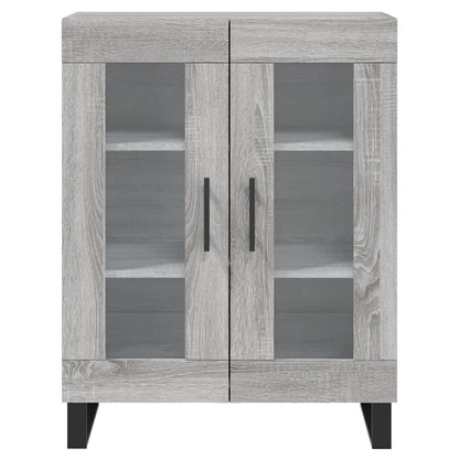 Sonoma Grey Sideboard 69,5x34x180 cm aus Mehrschichtholz