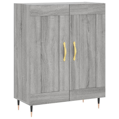 Credenza Grigio Sonoma 69,5x34x180 cm in Legno Multistrato - homemem39