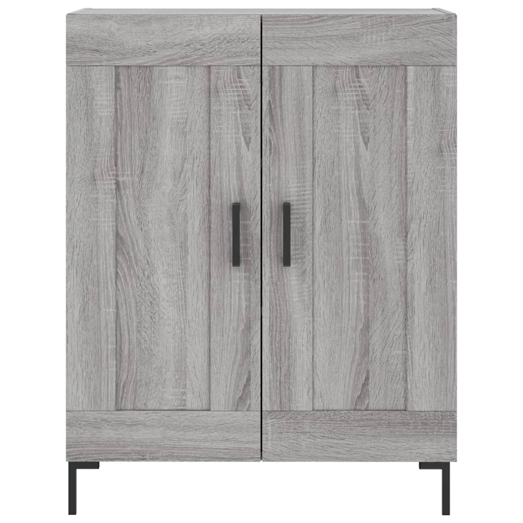 Credenza Grigio Sonoma 69,5x34x180 cm in Legno Multistrato - homemem39