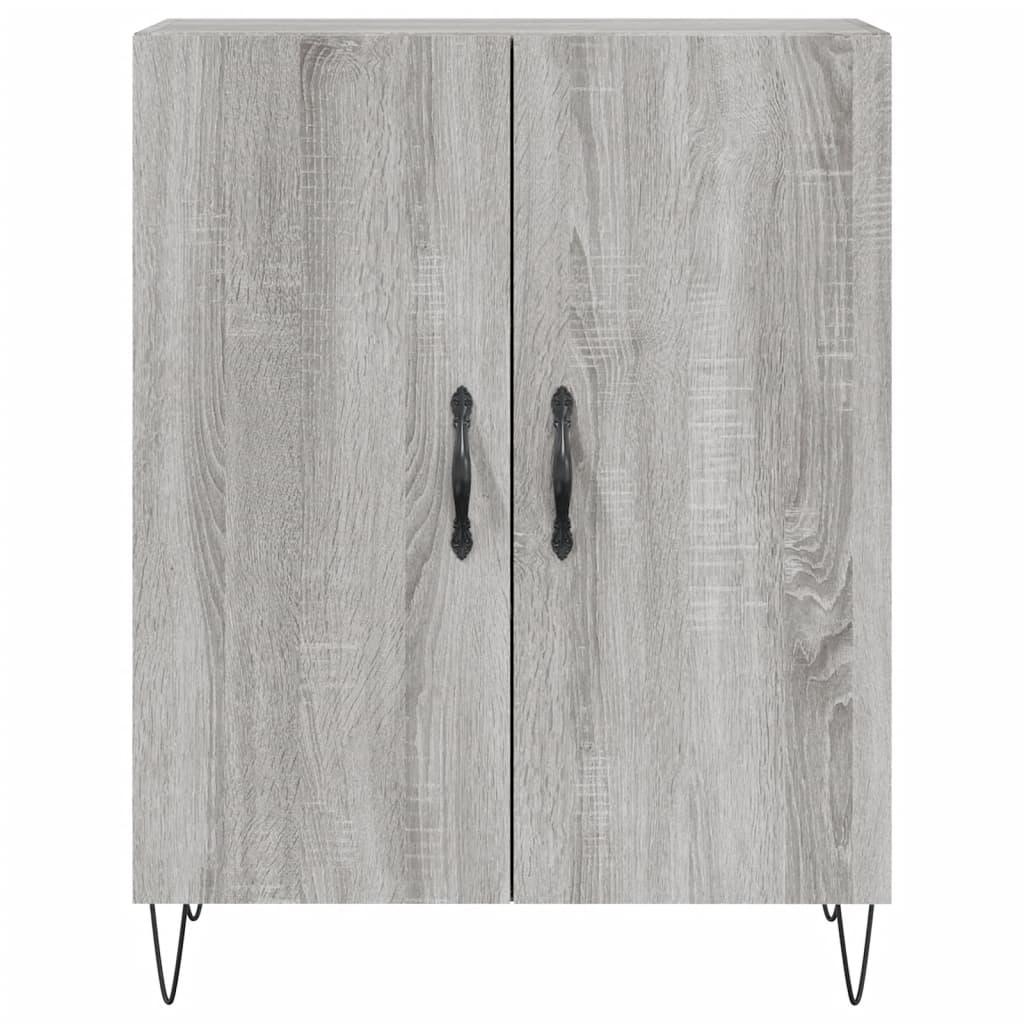 Credenza Grigio Sonoma 69,5x34x180 cm in Legno Multistrato - homemem39