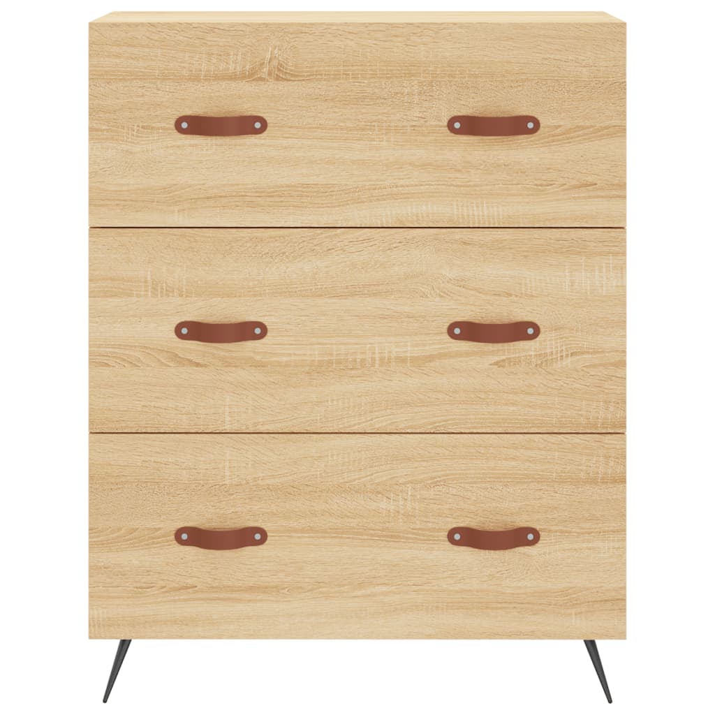 Credenza Rovere Sonoma 69,5x34x180 cm in Legno Multistrato - homemem39