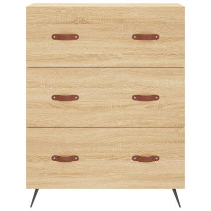 Credenza Rovere Sonoma 69,5x34x180 cm in Legno Multistrato - homemem39