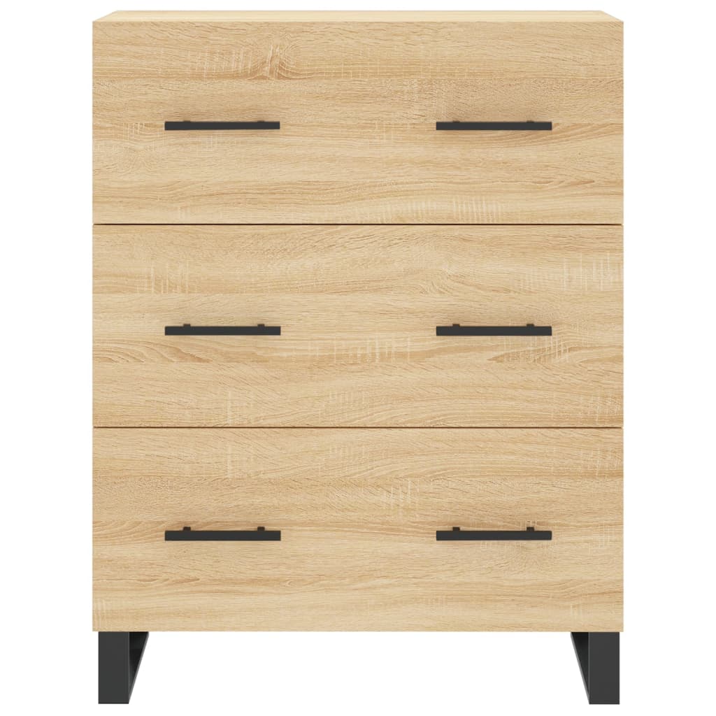 Credenza Rovere Sonoma 69,5x34x180 cm in Legno Multistrato - homemem39