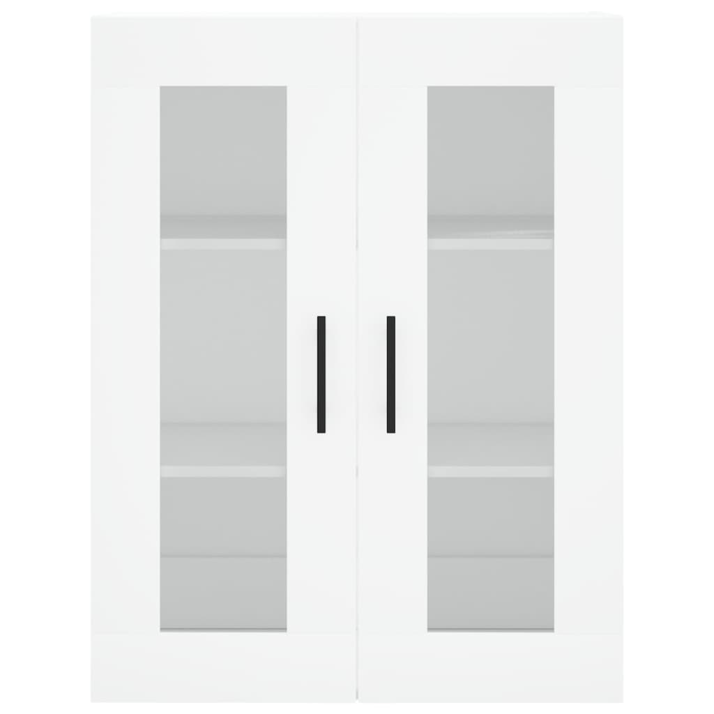 Credenza Bianca 69,5x34x180 cm in Legno Multistrato - homemem39