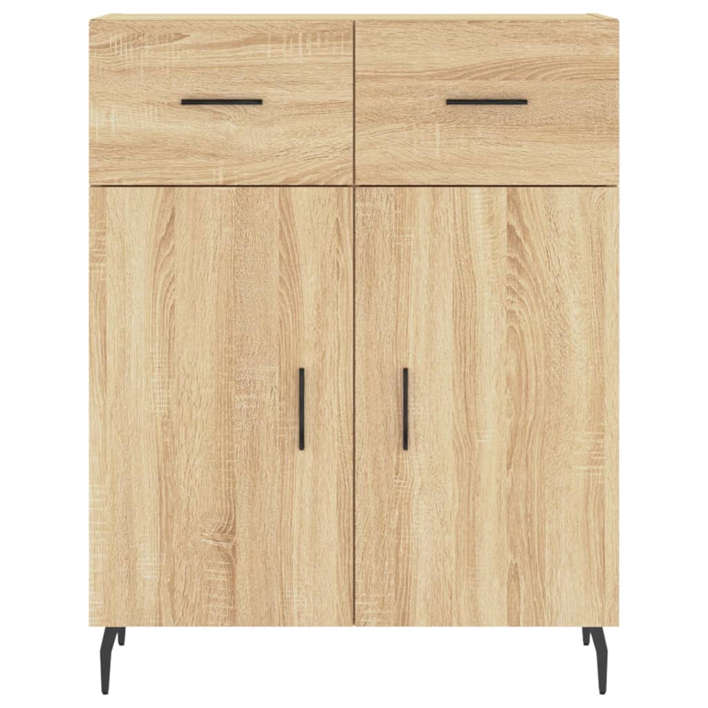 Credenza Rovere Sonoma 69,5x34x180 cm in Legno Multistrato - homemem39