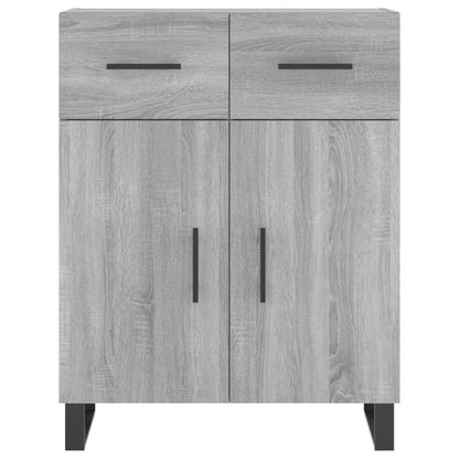 Credenza Grigio Sonoma 69,5x34x180 cm in Legno Multistrato - homemem39