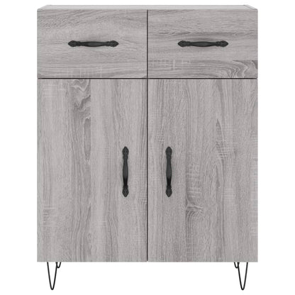 Credenza Grigio Sonoma 69,5x34x180 cm in Legno Multistrato - homemem39