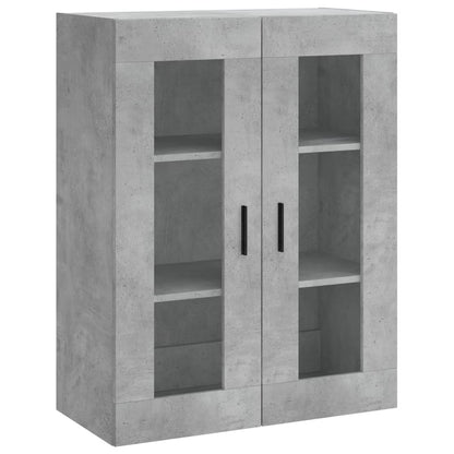 Credenza Grigio Cemento 69,5x34x180 cm in Legno Multistrato | homemem39