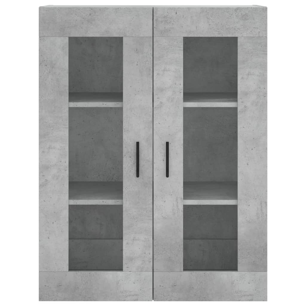 Credenza Grigio Cemento 69,5x34x180 cm in Legno Multistrato | homemem39