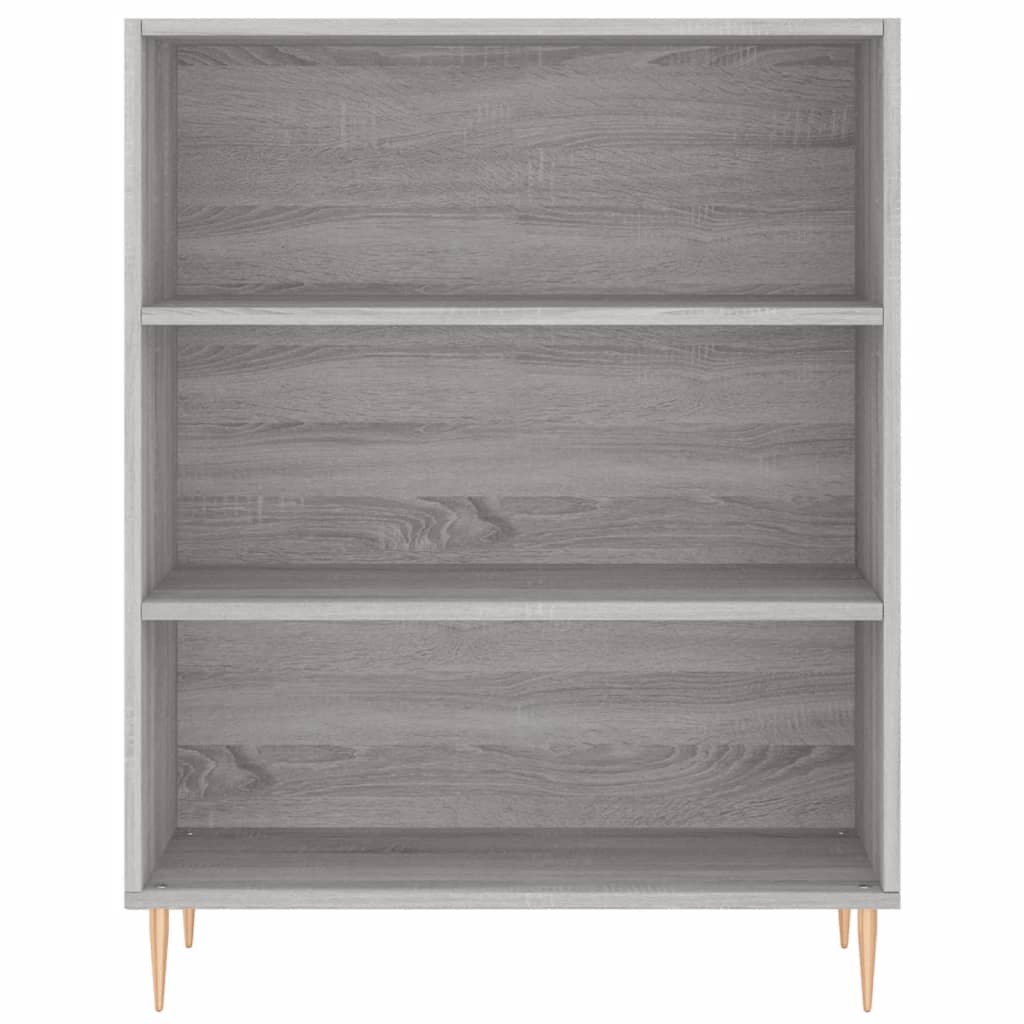 Credenza Grigio Sonoma 69,5x34x180 cm in Legno Multistrato | homemem39