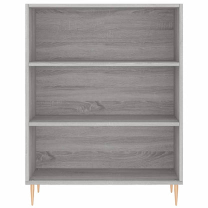 Credenza Grigio Sonoma 69,5x34x180 cm in Legno Multistrato | homemem39