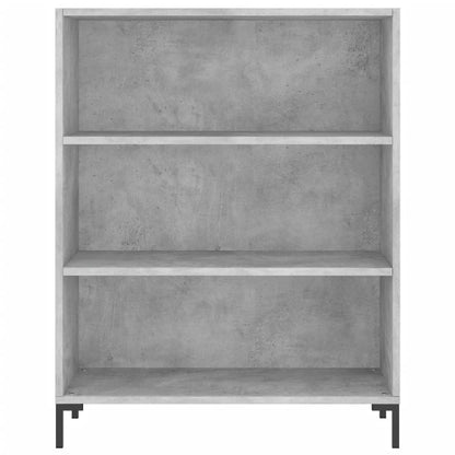 Credenza Grigio Cemento 69,5x34x180 cm in Legno Multistrato - homemem39
