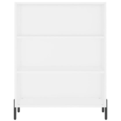 Credenza Bianca 69,5x34x180 cm in Legno Multistrato - homemem39
