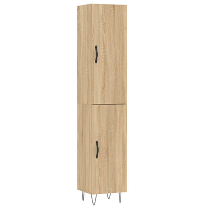 Credenza Rovere Sonoma 34,5x34x180 cm in Legno Multistrato - homemem39