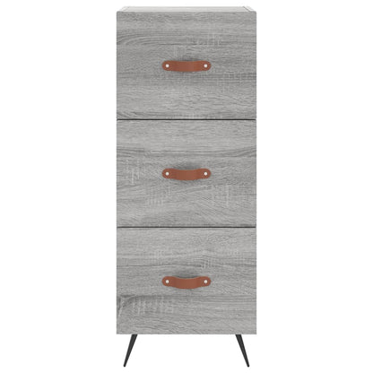 Credenza Grigio Sonoma 34,5x34x180 cm in Legno Multistrato - homemem39