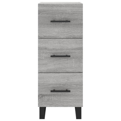 Credenza Grigio Sonoma 34,5x34x180 cm in Legno Multistrato - homemem39