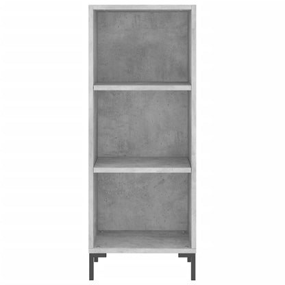 Credenza Grigio Cemento 34,5x34x180 cm in Legno Multistrato - homemem39
