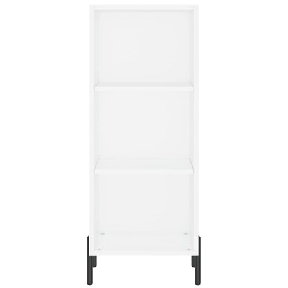 Credenza Bianca 34,5x34x180 cm in Legno Multistrato - homemem39
