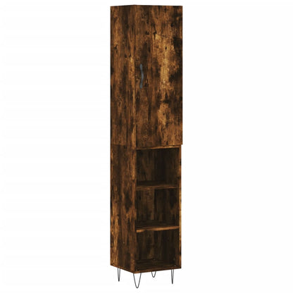 Credenza Rovere Fumo 34,5x34x180 cm in Legno Multistrato - homemem39