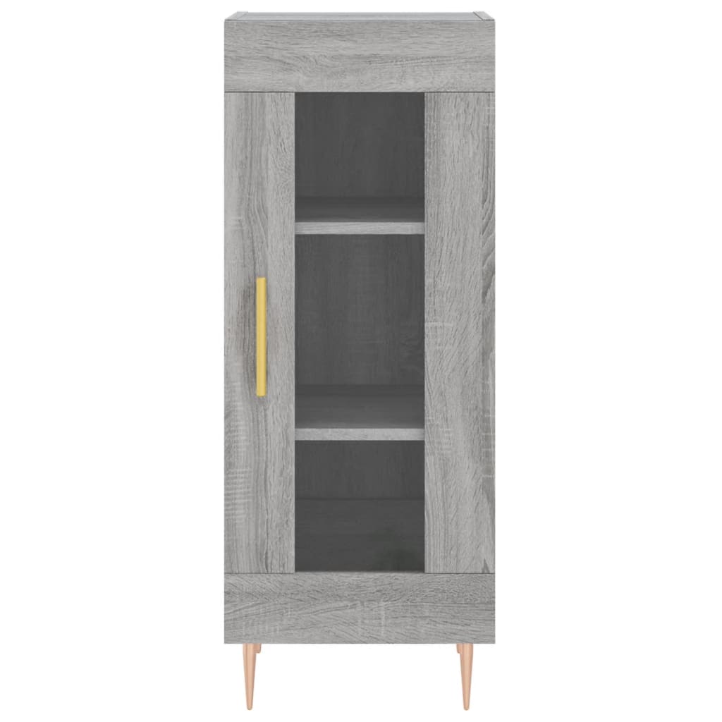 Credenza Grigio Sonoma 34,5x34x180 cm in Legno Multistrato - homemem39
