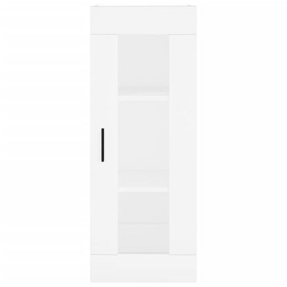 Credenza Bianca 34,5x34x180 cm in Legno Multistrato - homemem39